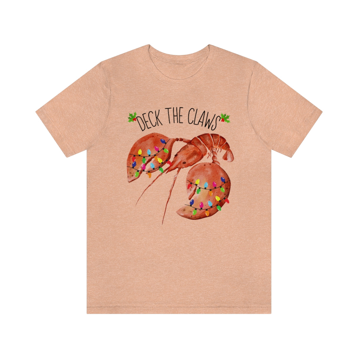 Deck The Claws Crustaceancore Unisex Holiday Tee