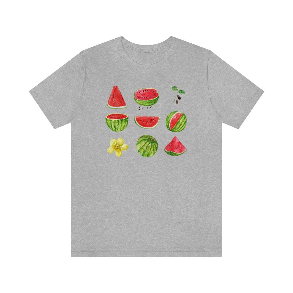 Watermelon Shirt, Cottagecore, Unisex Jersey Short Sleeve Tee