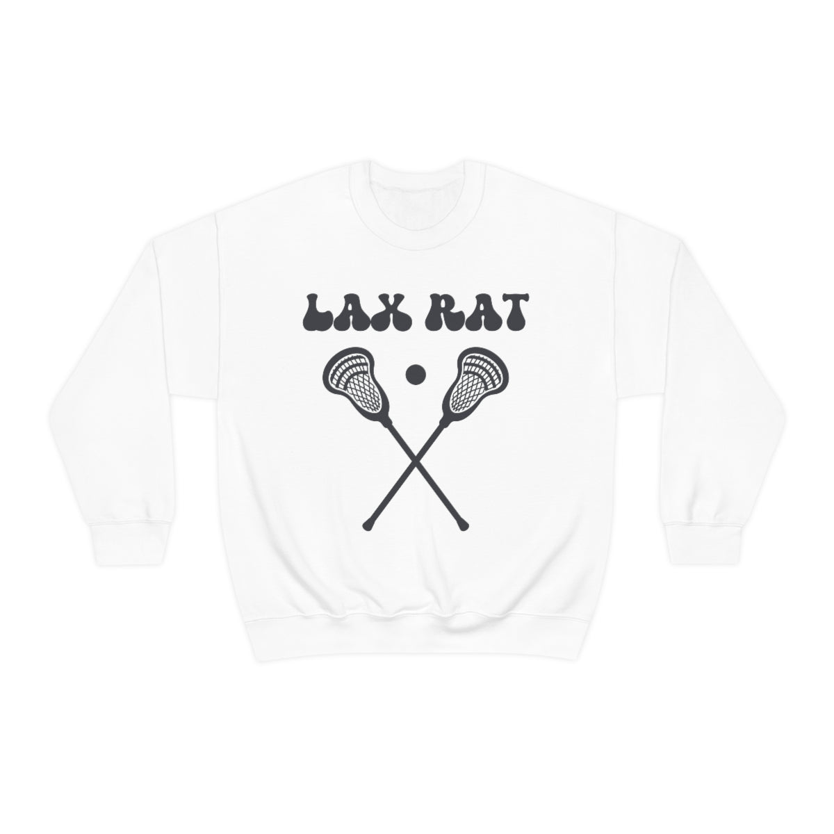 LAX RAT Lacrosse Crewneck Sweatshirt for Women