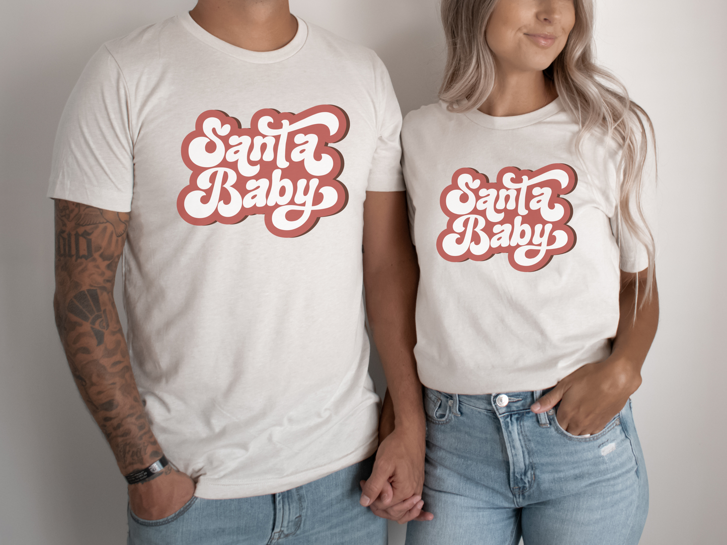 Santa Baby Retro Christmas Shirt