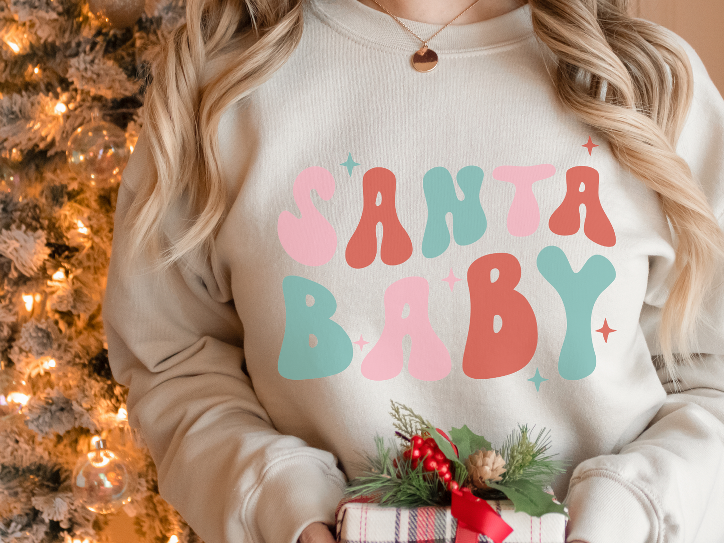 Santa Baby Sweatshirt for Women