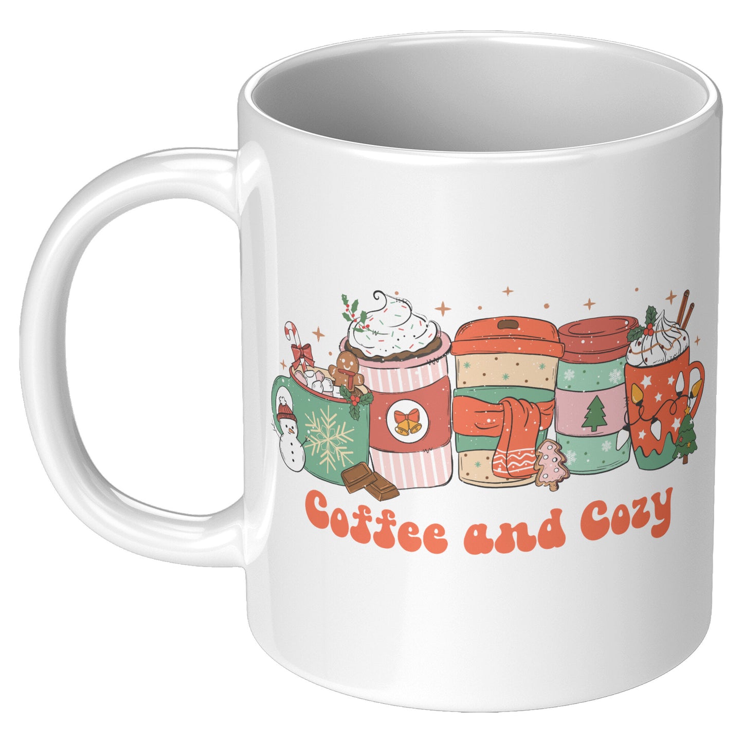 Coffee and Cozy Christmas Coffee Mug