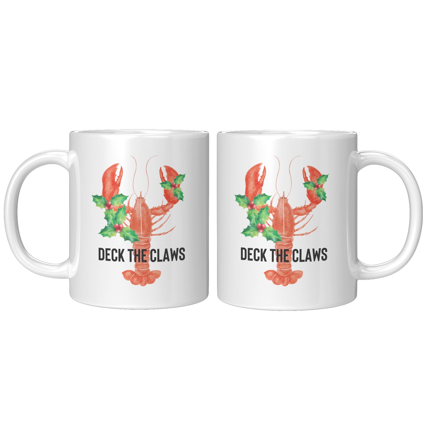 Deck the Claws Beachy Christmas Mug