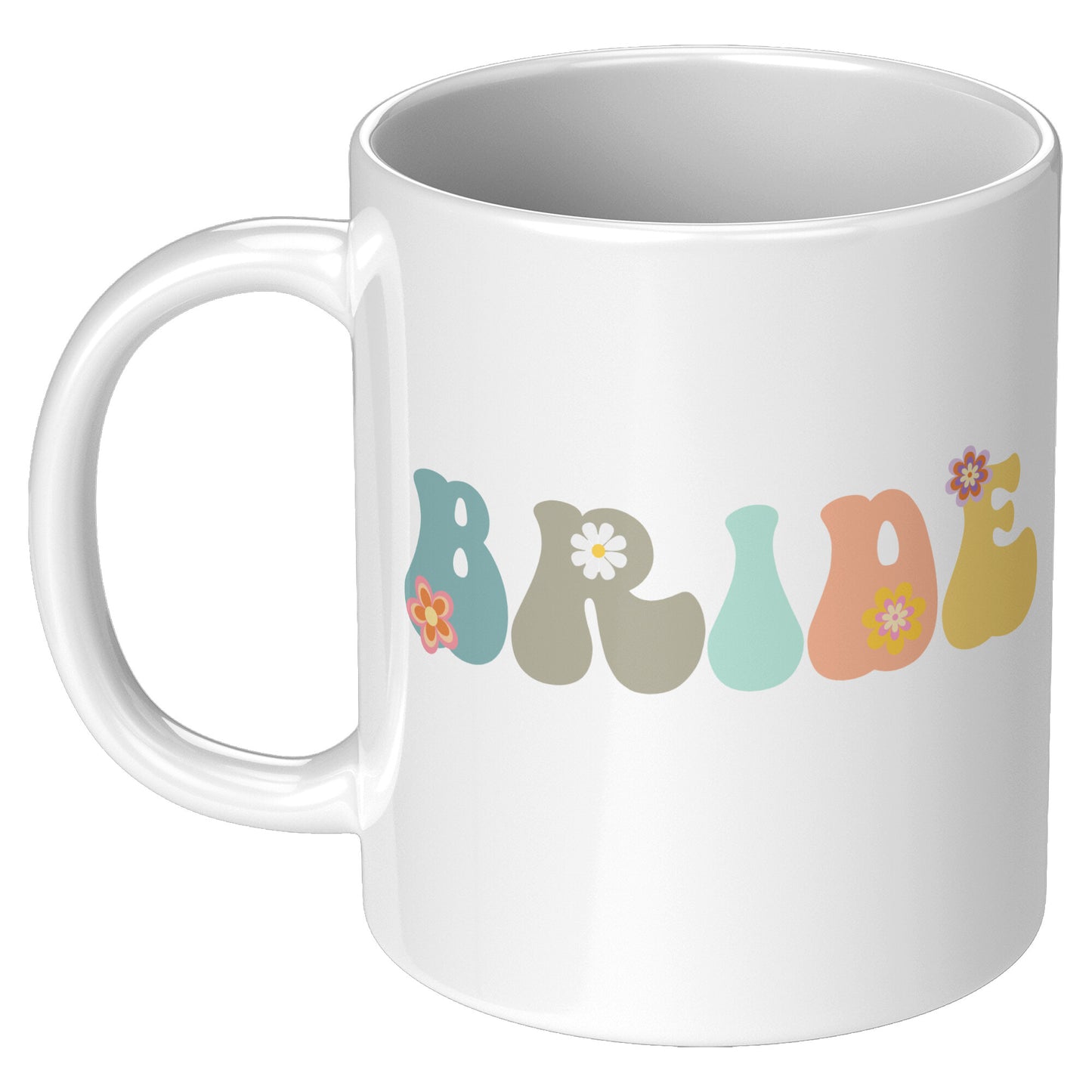 Retro Bride 11oz White Mug