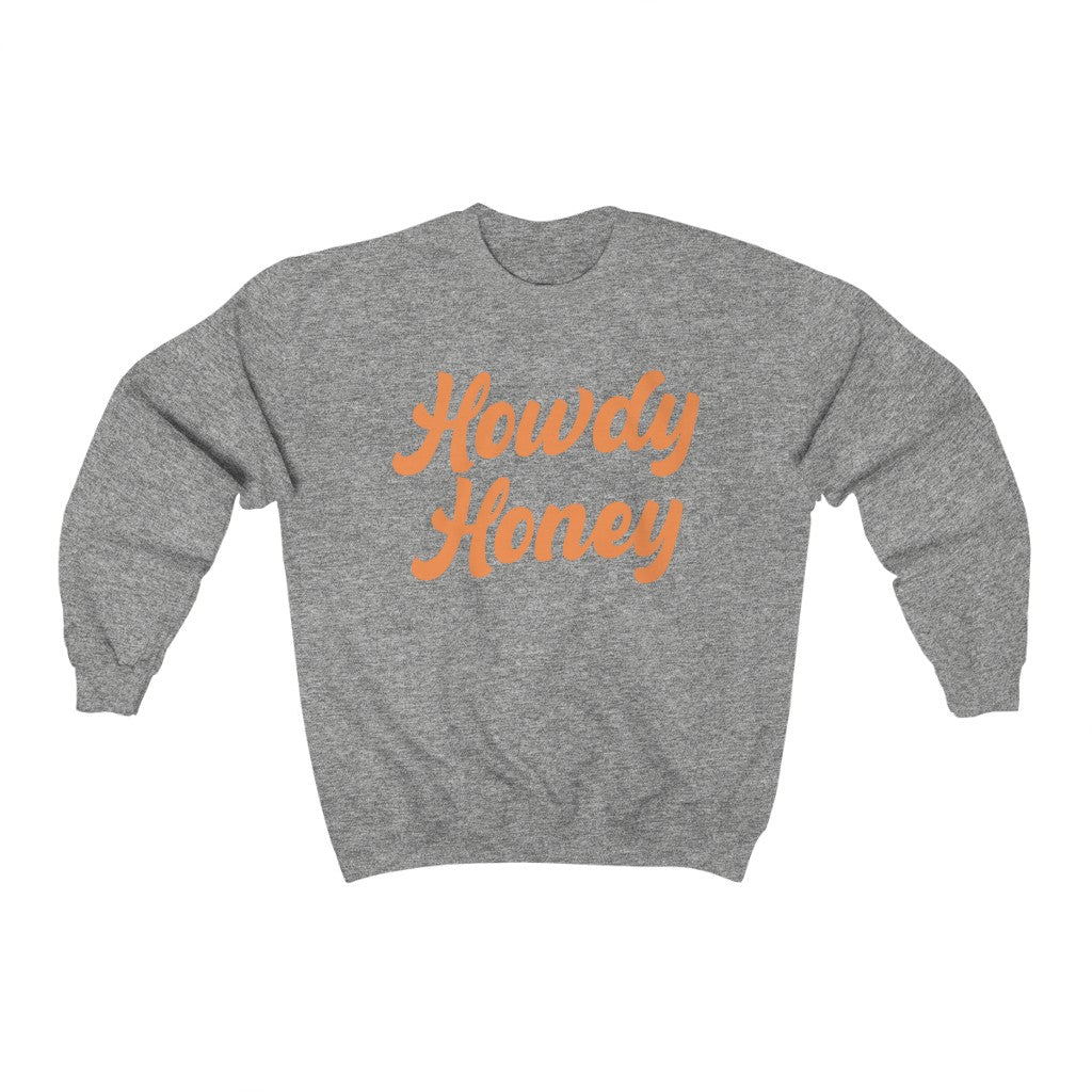 Howdy Honey Retro Crewneck Sweatshirt