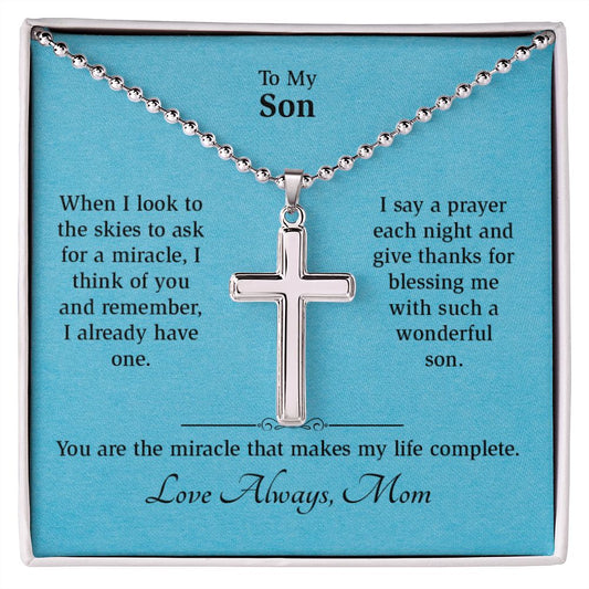 You Are My Miracle - Stainless Cross Necklace