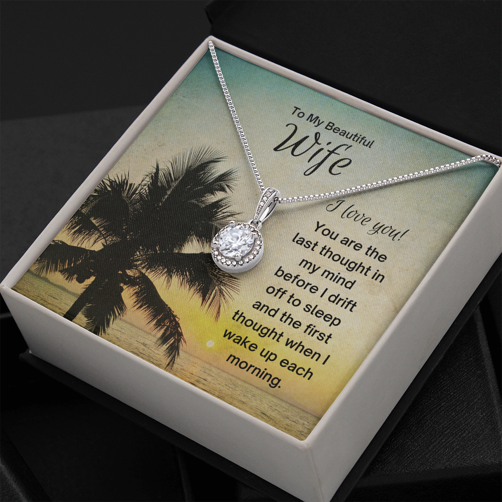 Valentines Day Gift for Wife, Anniversary Gift to Wife from Husband, Birthday Necklace for Wife, Anniversary Necklace for Wife from Husband
