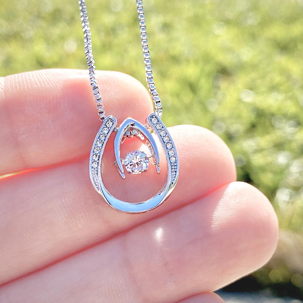 Lucky To Have My Wife, Horseshoe Necklace