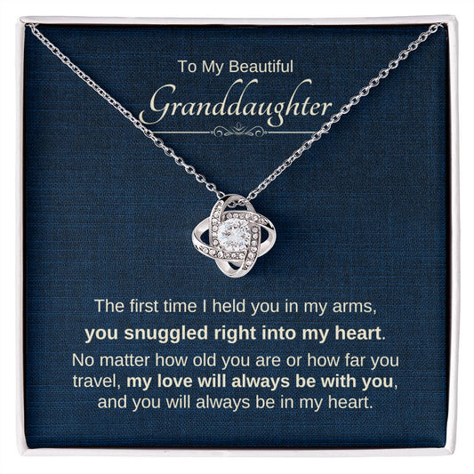 From Grandmother, You Snuggled Into My Heart - Love Knot Gift