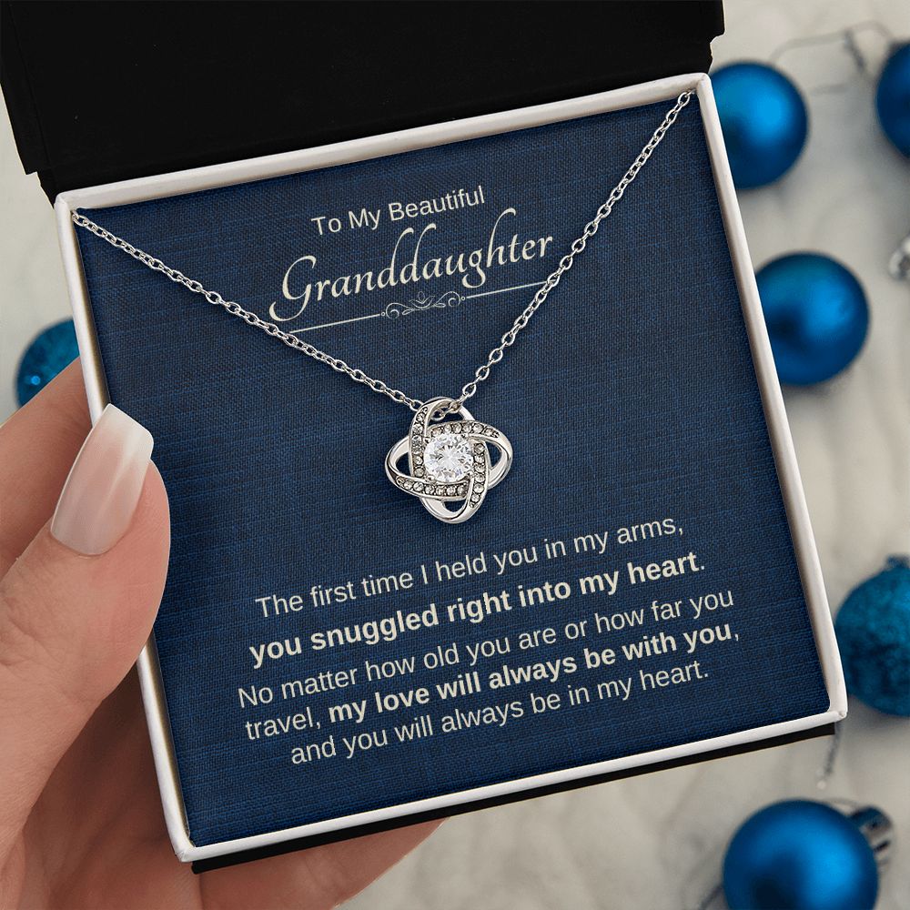 From Grandmother, You Snuggled Into My Heart - Love Knot Gift