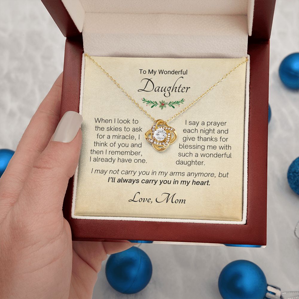 I Think of You - Love Knot - Love, Mom