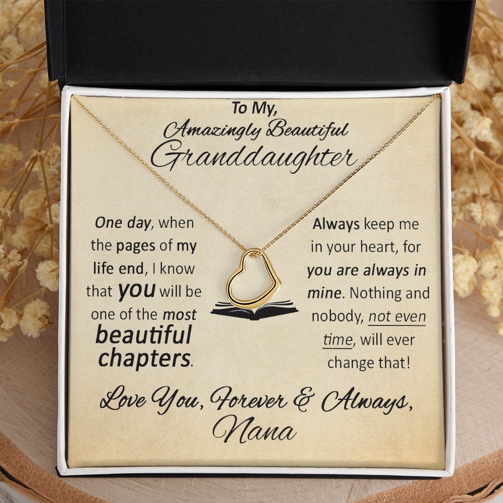 Most Beautiful Chapters - Grandmother to Granddaughter Gift