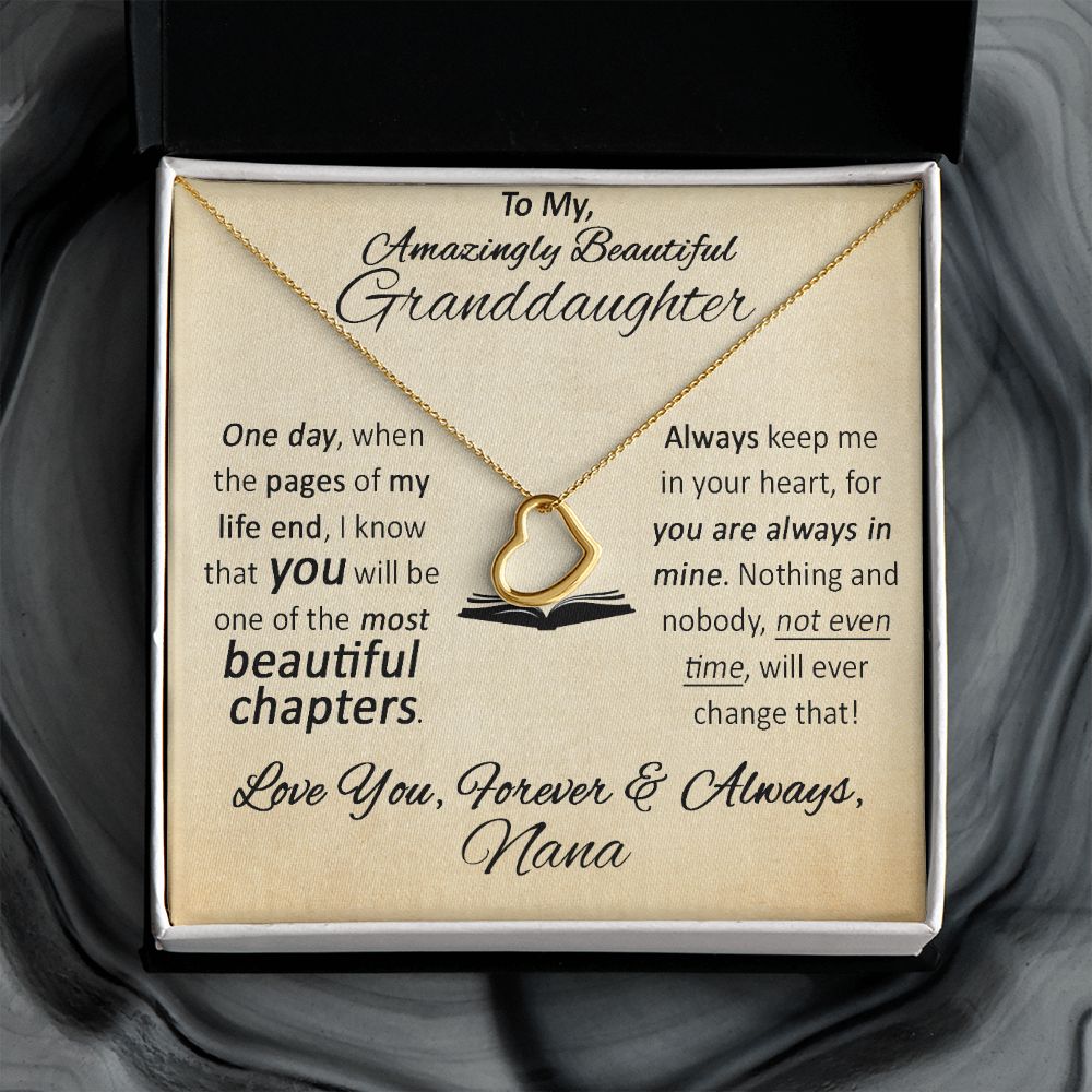 Most Beautiful Chapters - Grandmother to Granddaughter Gift