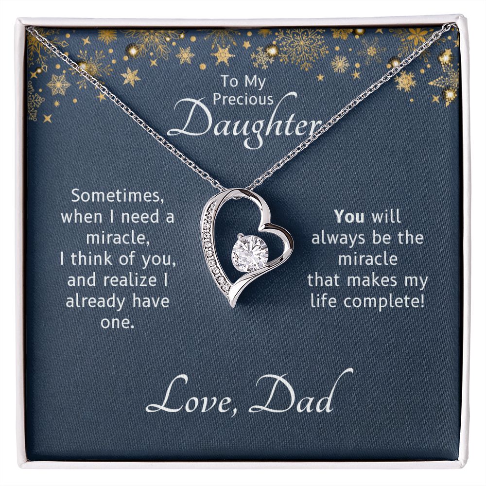 From Dad, You Will Always Be My Miracle - Forever Love