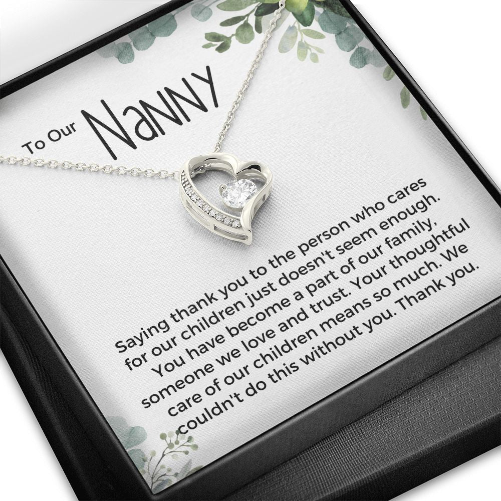 Nanny Thank You Gift, Forever Love