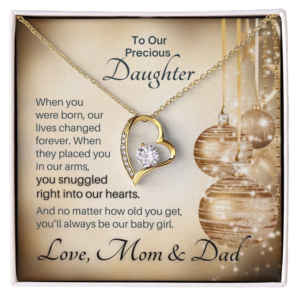 From Mom & Dad, Always Our Baby Girl - Forever Love Gift to Daughter