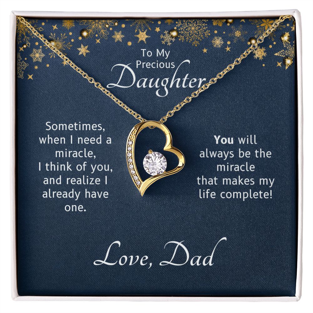From Dad, You Will Always Be My Miracle - Forever Love