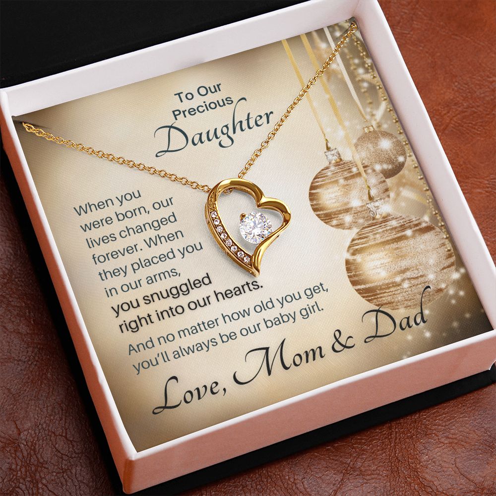From Mom & Dad, Always Our Baby Girl - Forever Love Gift to Daughter