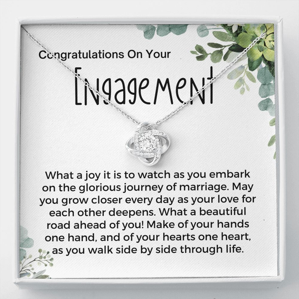 Engagement Congratulations, Love Knot