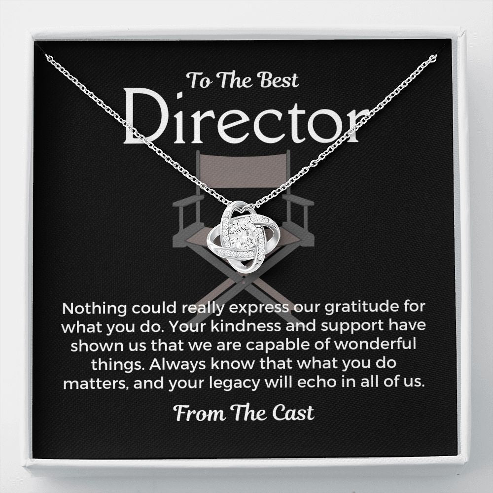 Director Gift from Cast, Pendant Necklace