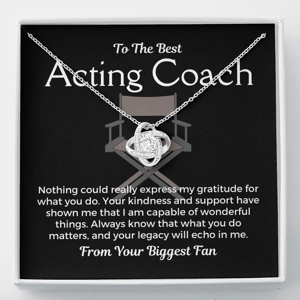 Acting Coach Gift, Pendant Necklace