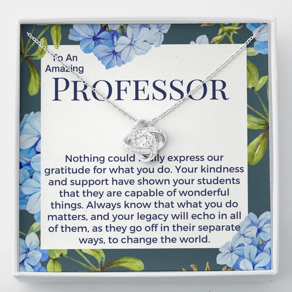 Professor Gift, Pendant Necklace