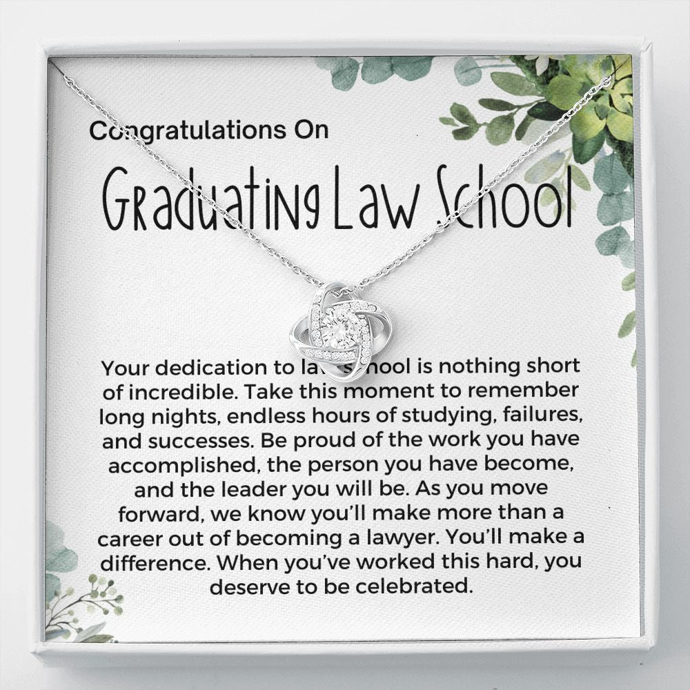 Law School Congratulations, Love Knot
