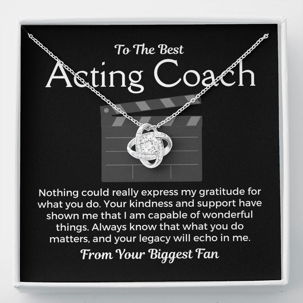Acting Coach Gift, Pendant Necklace