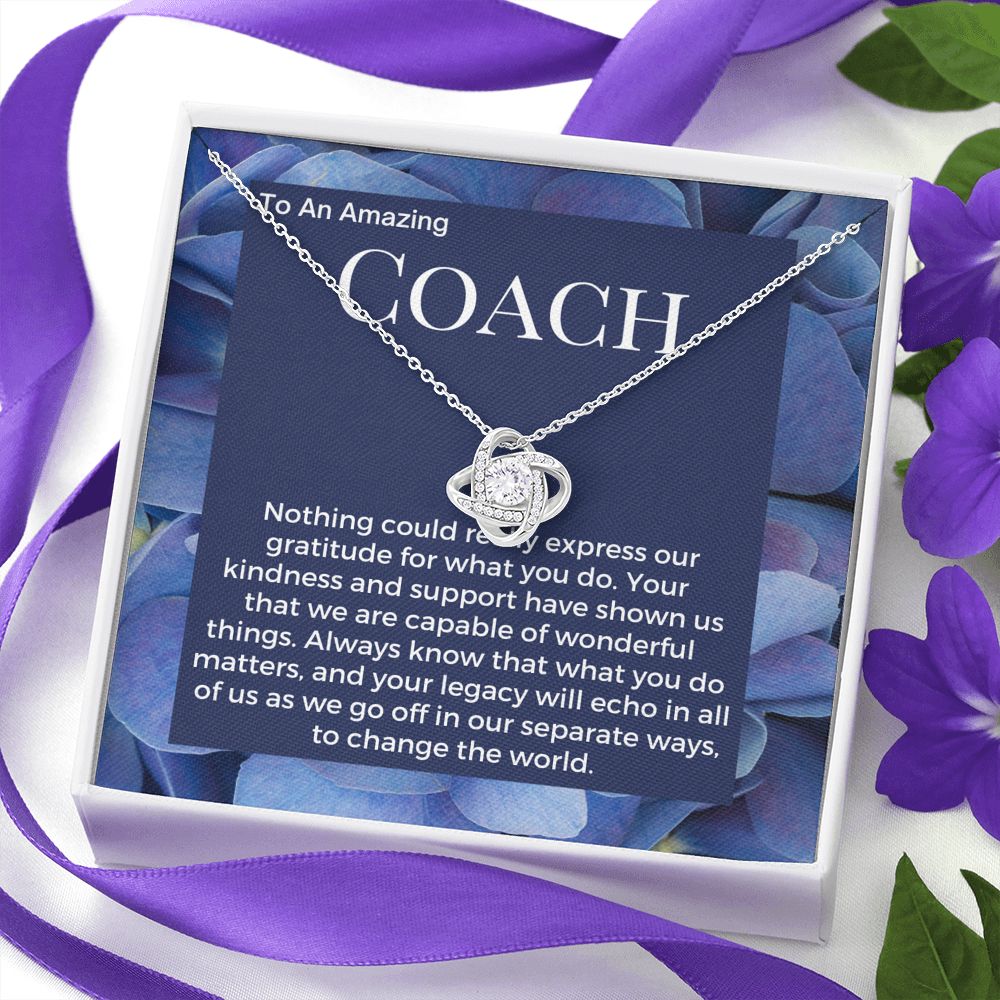 Coach Gift From Team, Pendant Necklace