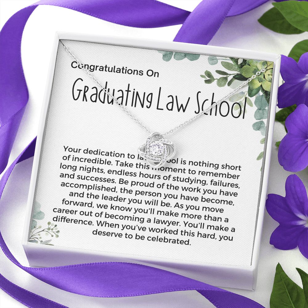 Law School Congratulations, Love Knot