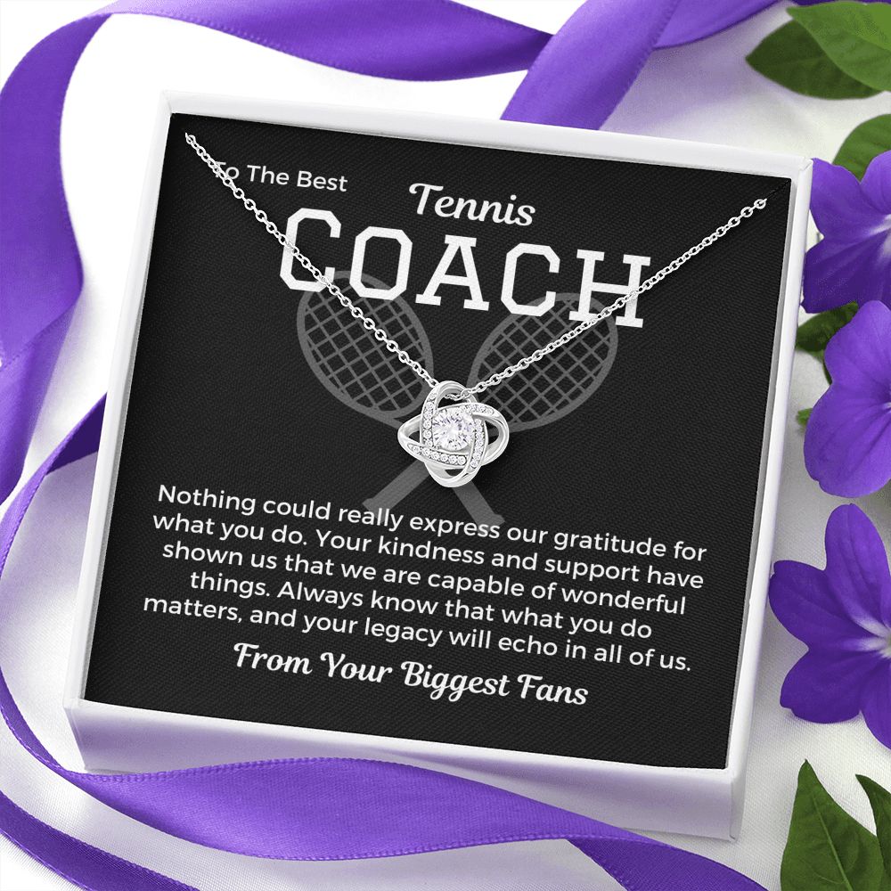 Tennis Coach From Team, Pendant Necklace