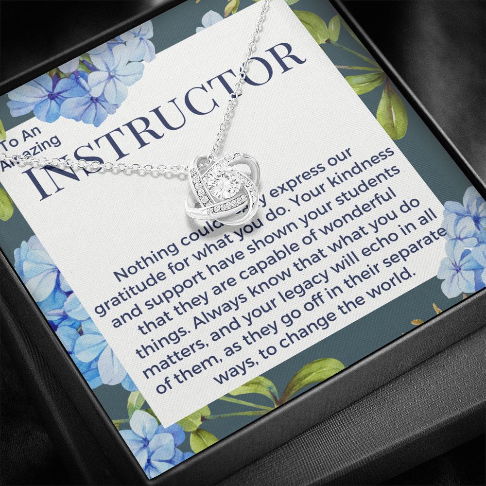Instructor Gift, Pendant Necklace