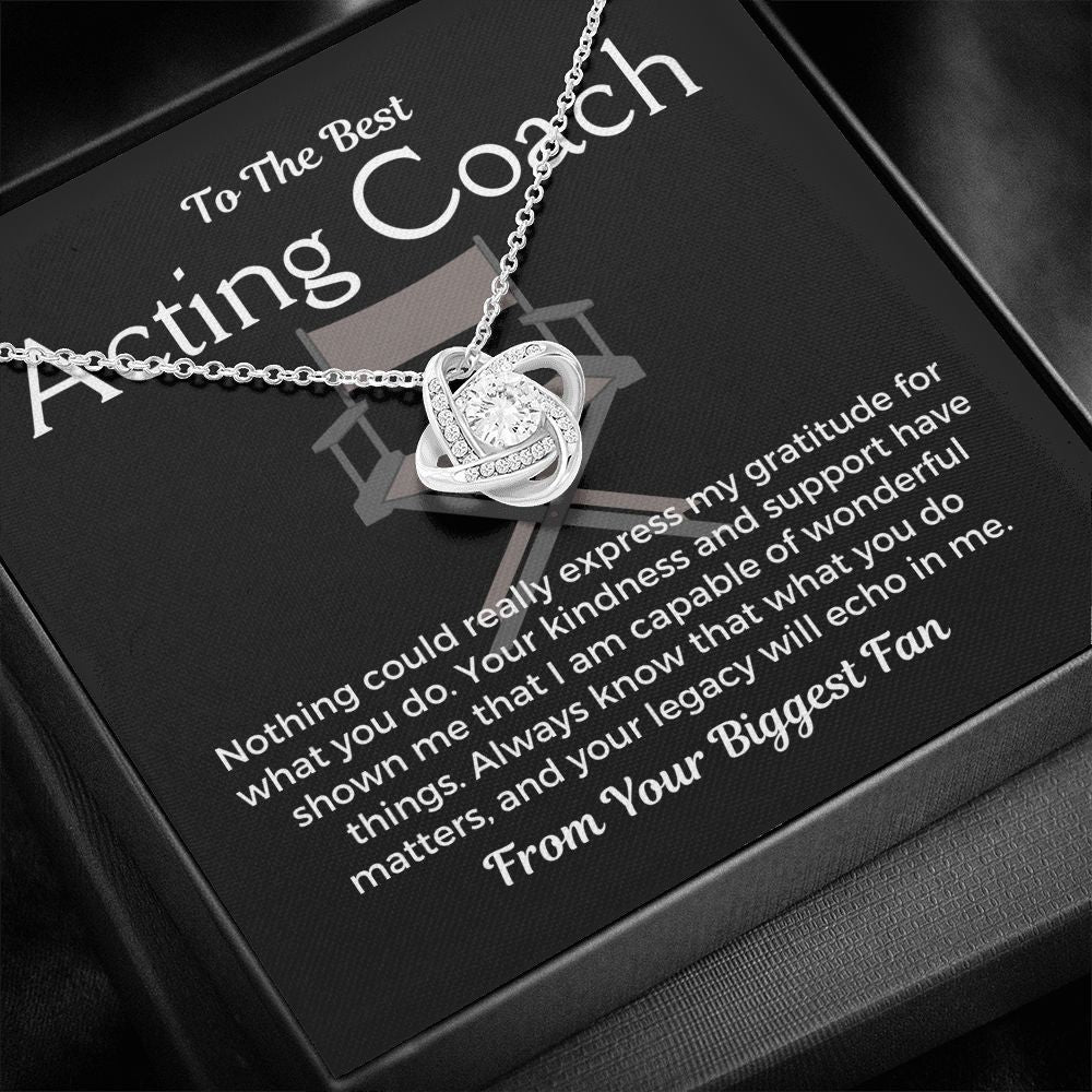 Acting Coach Gift, Pendant Necklace