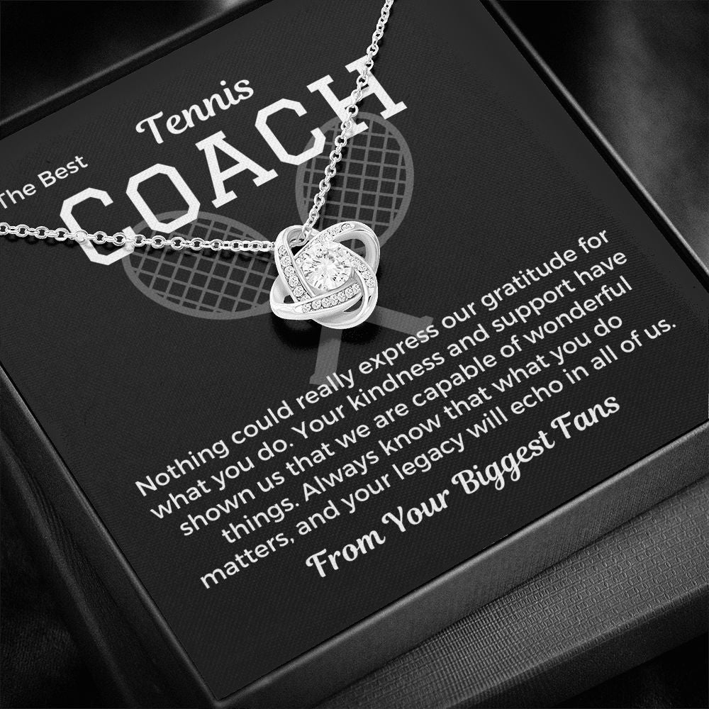 Tennis Coach From Team, Pendant Necklace