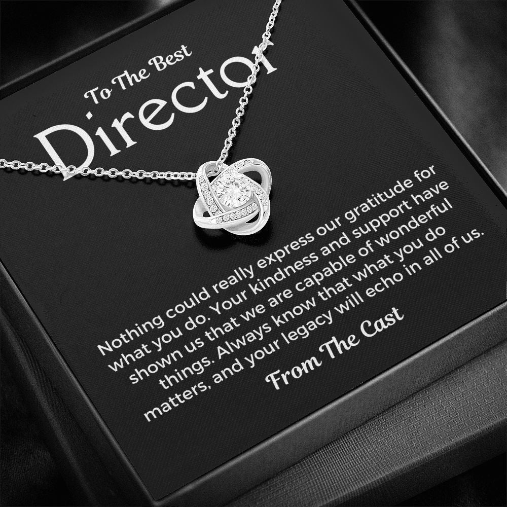 Director Gift From Cast, Pendant Necklace