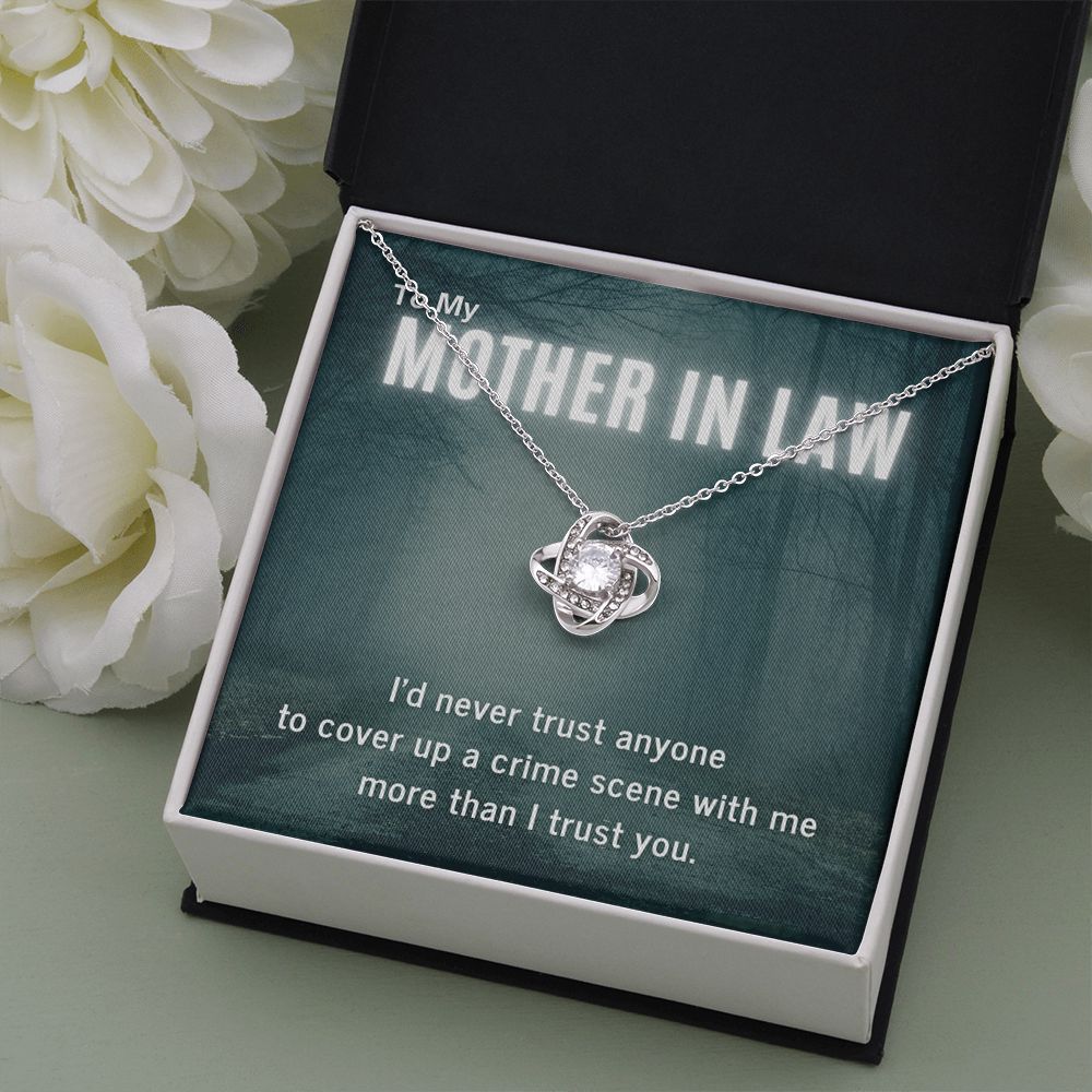 True Crime Junkie Gift for Mother In Law Pendant Necklace