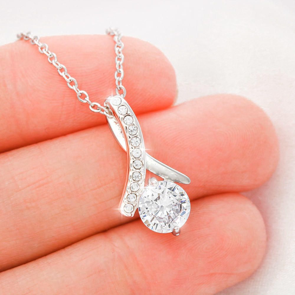 Friend Matron of Honor Proposal Necklace, Alluring Beauty Pendant