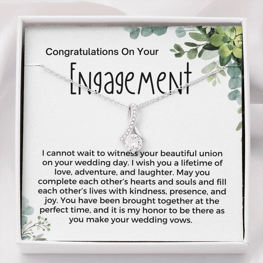 Engagement Congratulations, Alluring Beauty