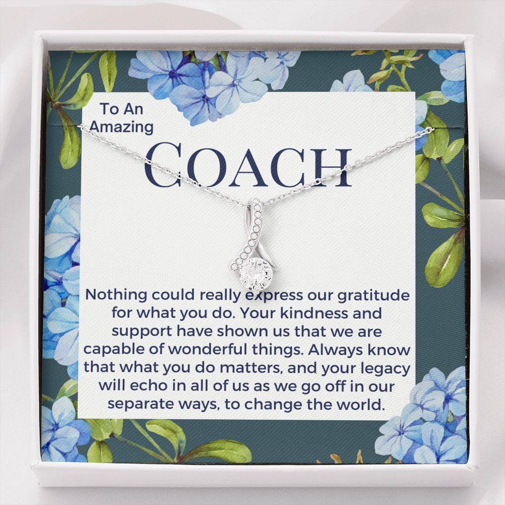 Coach Gift From All Of Us, Pendant Necklace