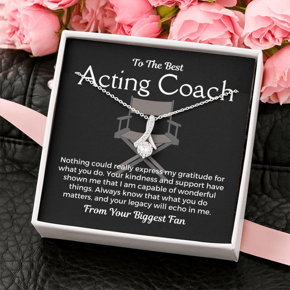 Acting Coach Gift, Pendant Necklace