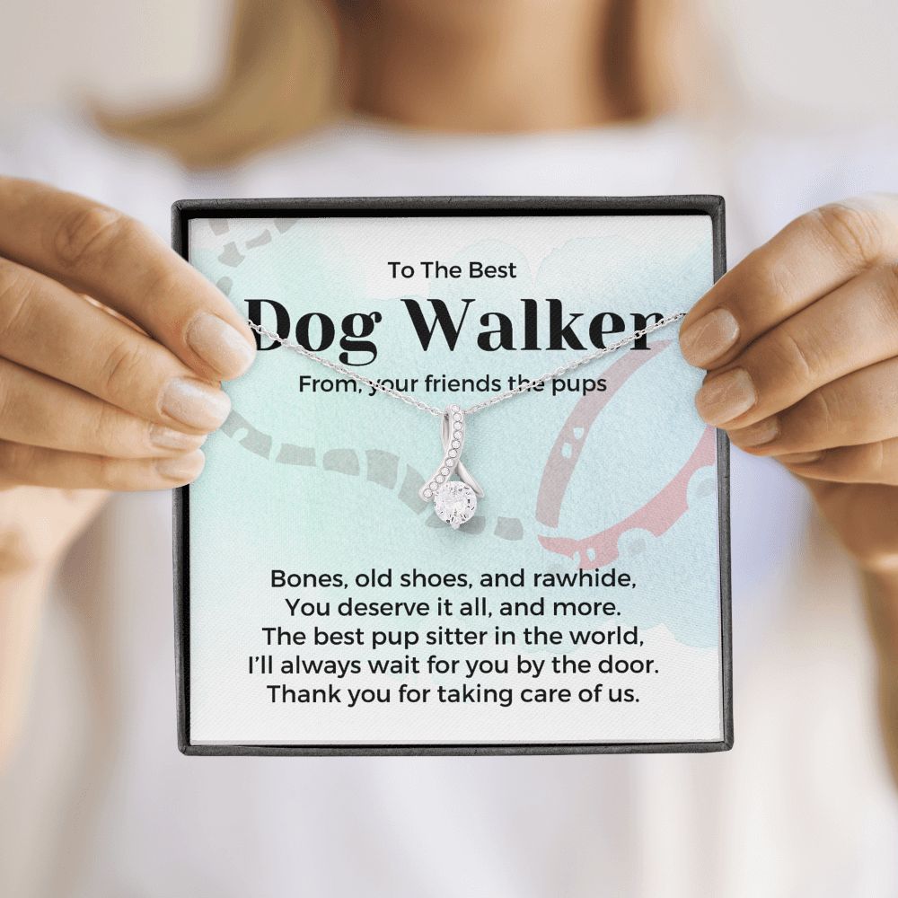Dog Walker Gift, Alluring Beauty Pendant Necklace