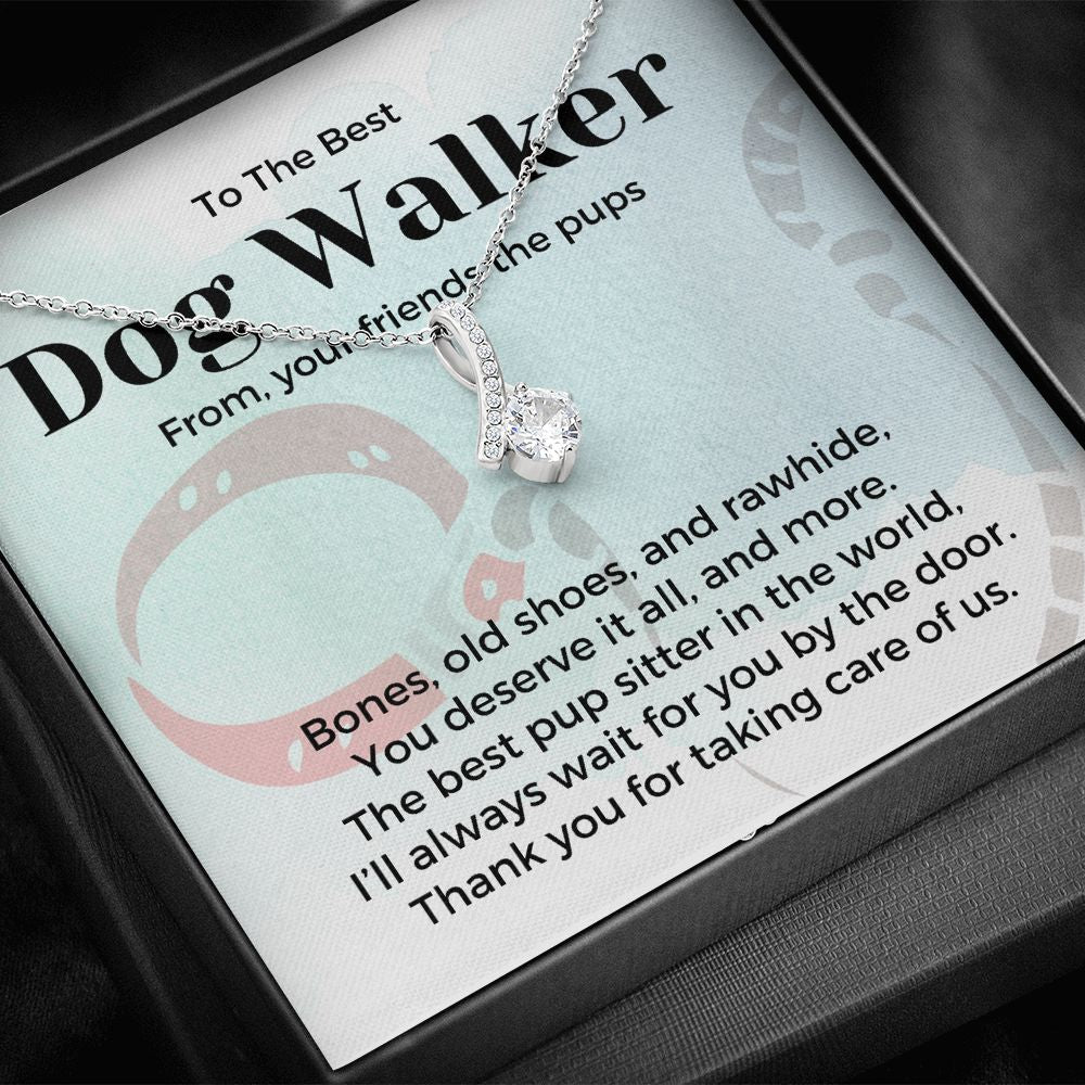 Dog Walker Gift, Alluring Beauty Pendant Necklace