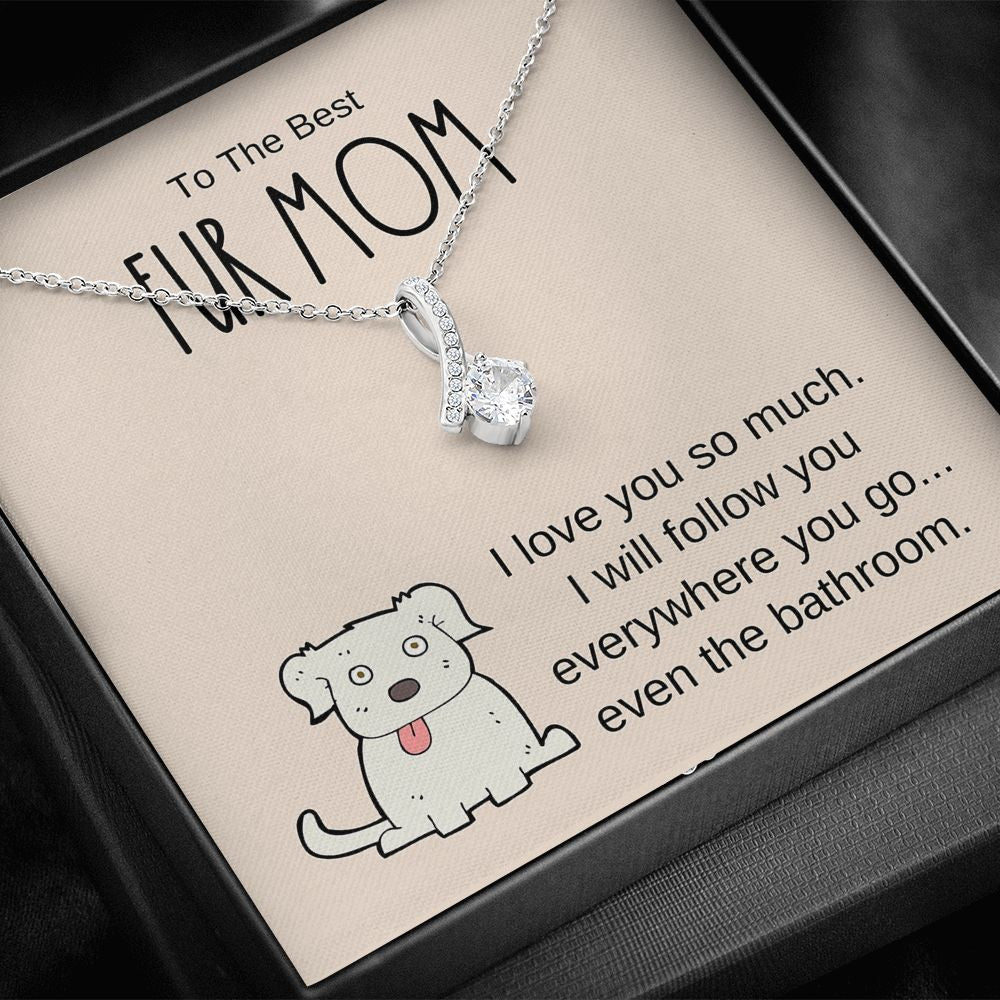 Dog Mom Gift, Alluring Beauty Pendant Necklace