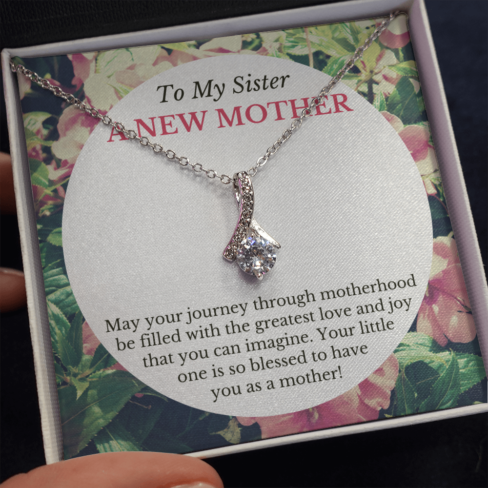 Gift for Sister A New Mom, Pendant Necklace