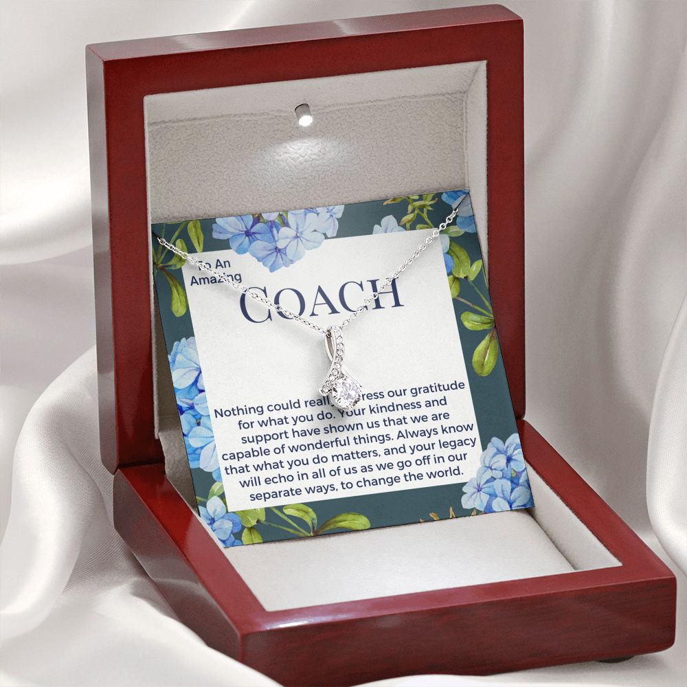 Coach Gift From All Of Us, Pendant Necklace