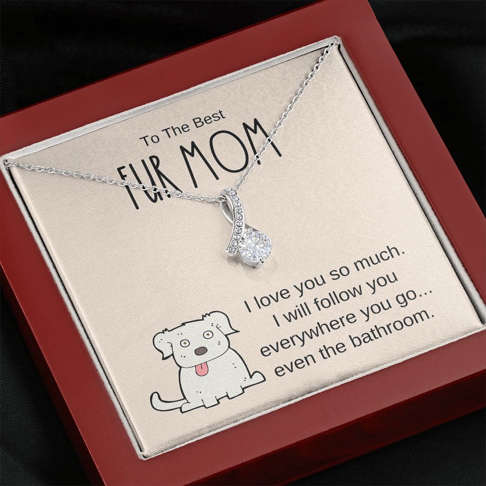 Dog Mom Gift, Alluring Beauty Pendant Necklace
