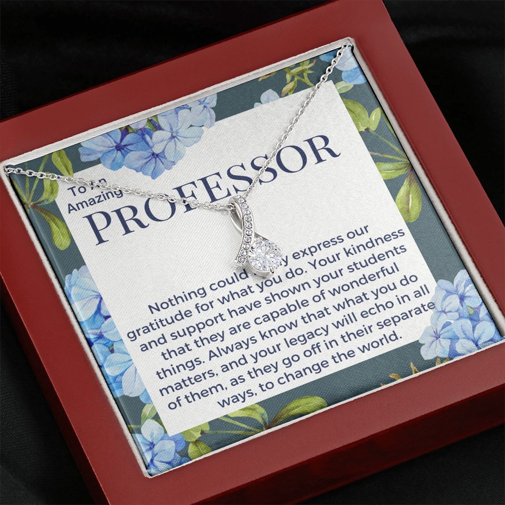 Professor Gift From All Of Us, Pendant Necklace