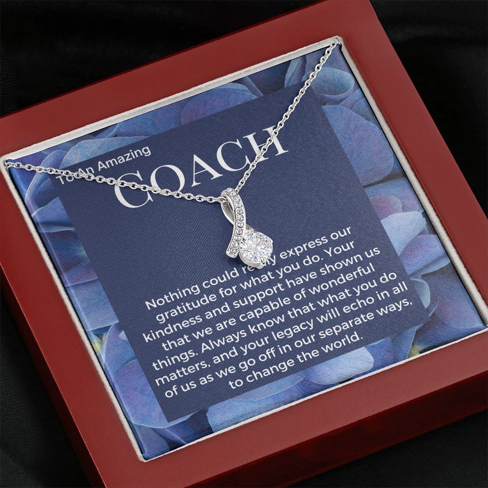 Gift To Coach From All Of Us, Pendant Necklace