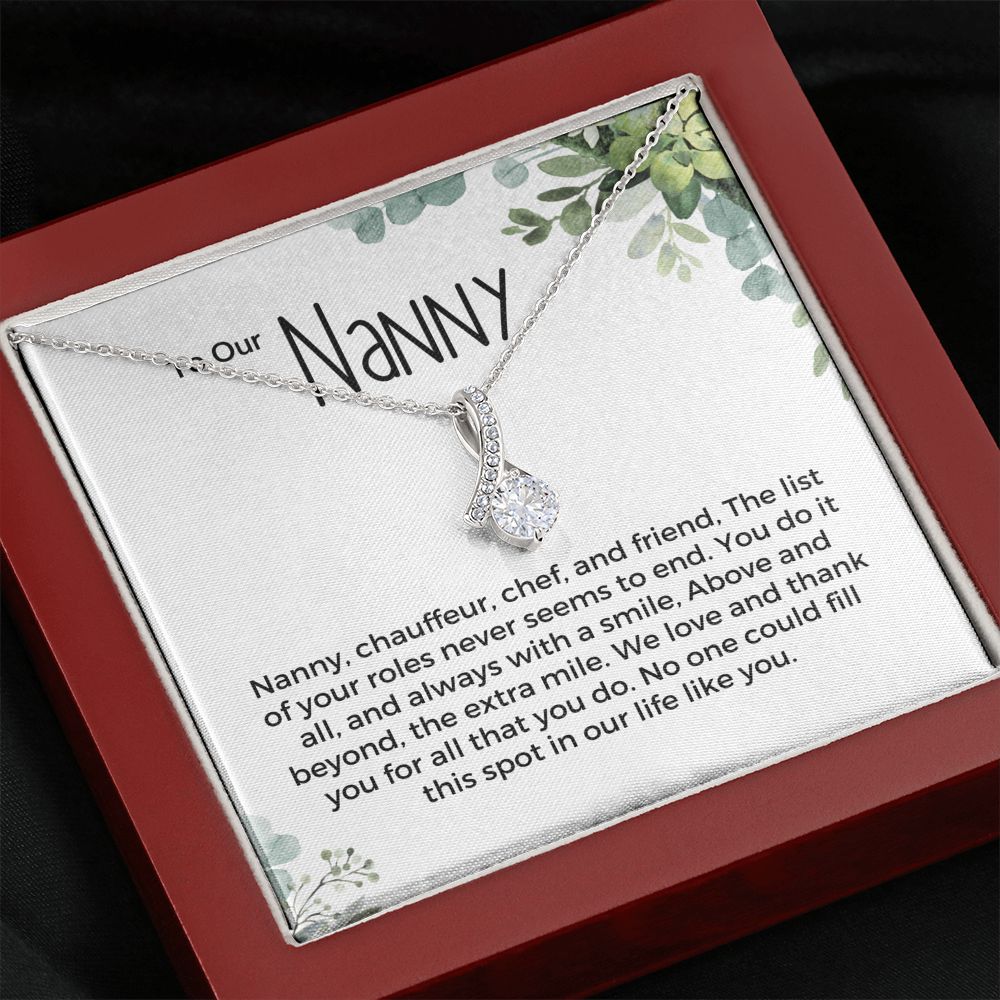 Nanny Thank You Gift, Pendant Necklace