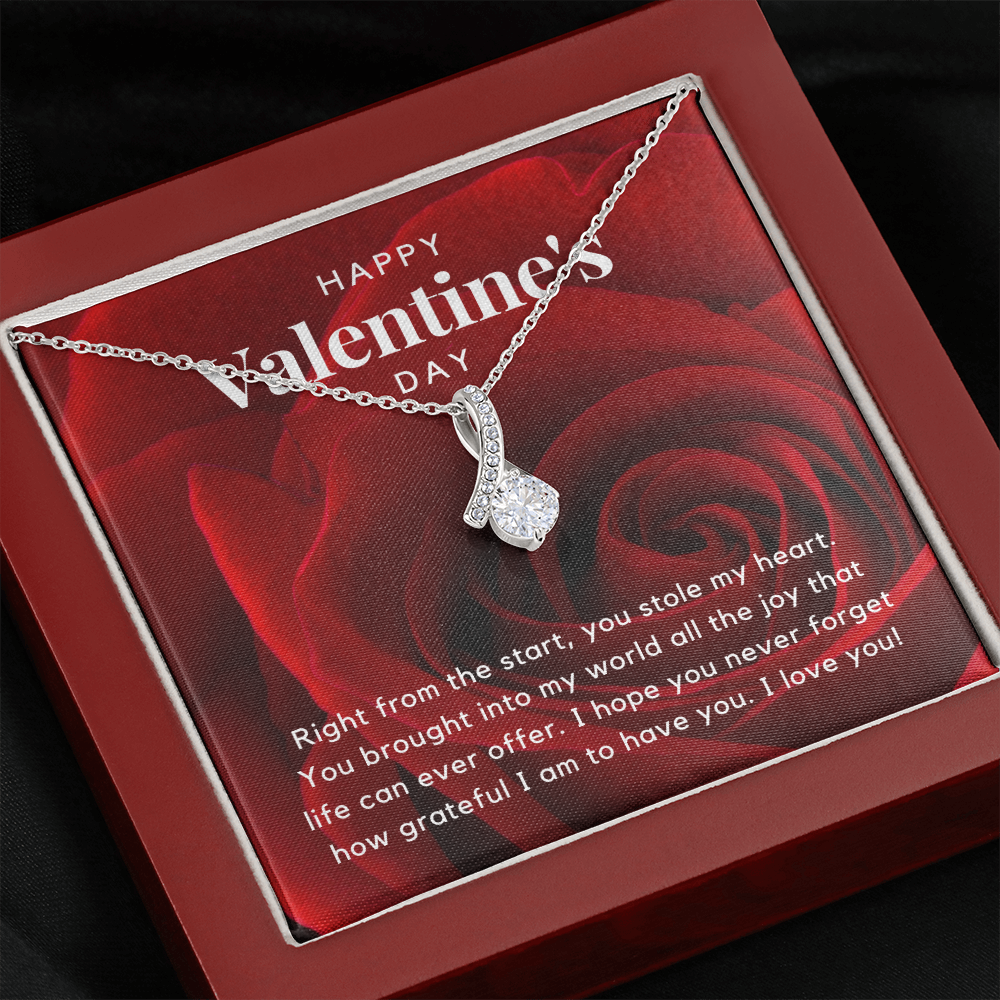 Valentine's Day Gift for Her, Valentines Day Gift for Wife, Valentines Day Gift for Girlfriend, CZ Pendant Necklace